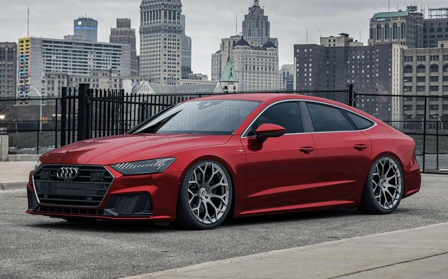 Audi A7 Sportback 55 TFSI Quattro S-Line on Forgiato Wheels (Drea-M) '2019